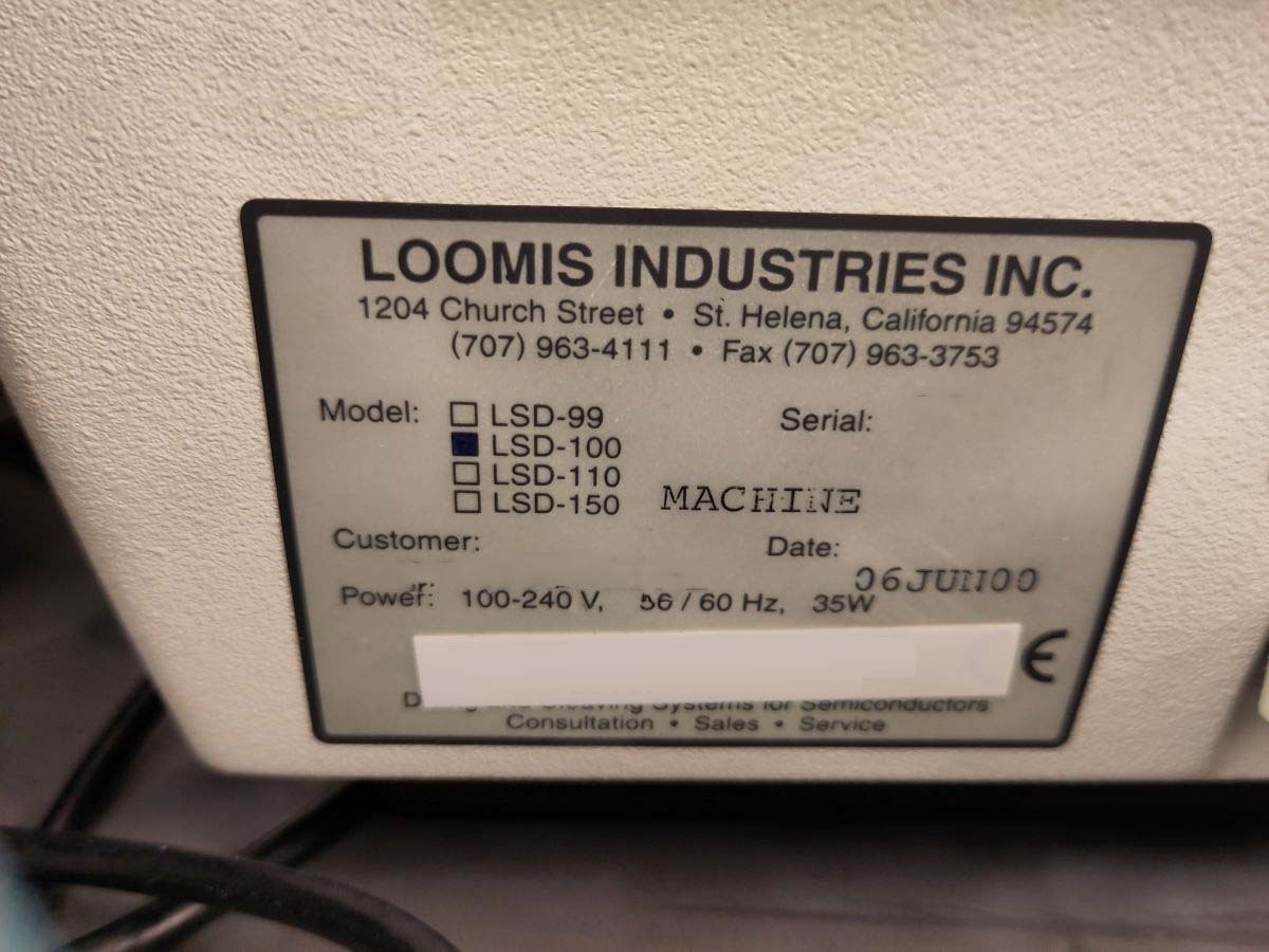 사진 사용됨 LOOMIS LSD 100 판매용