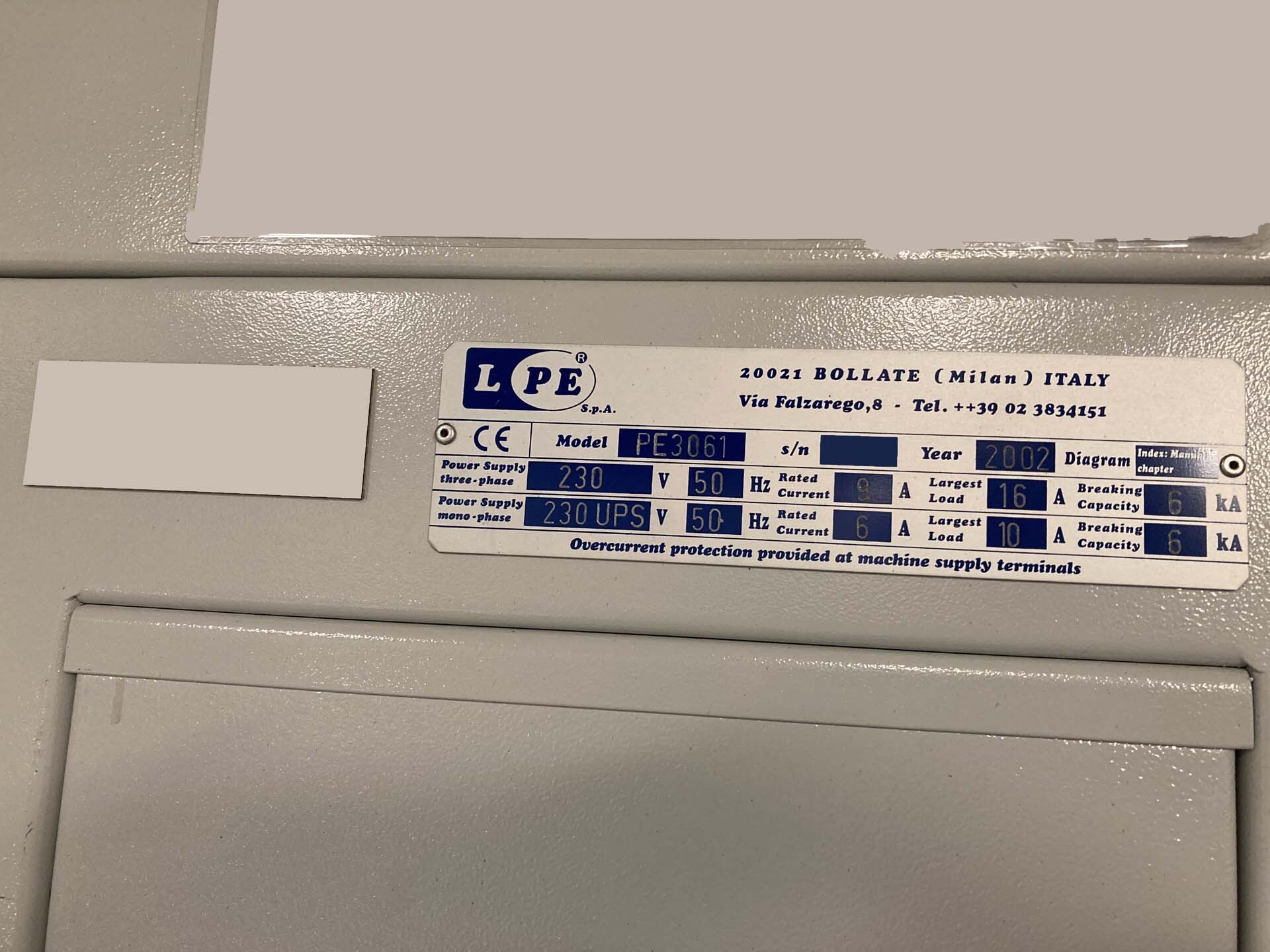사진 사용됨 LPE PE 3061 판매용