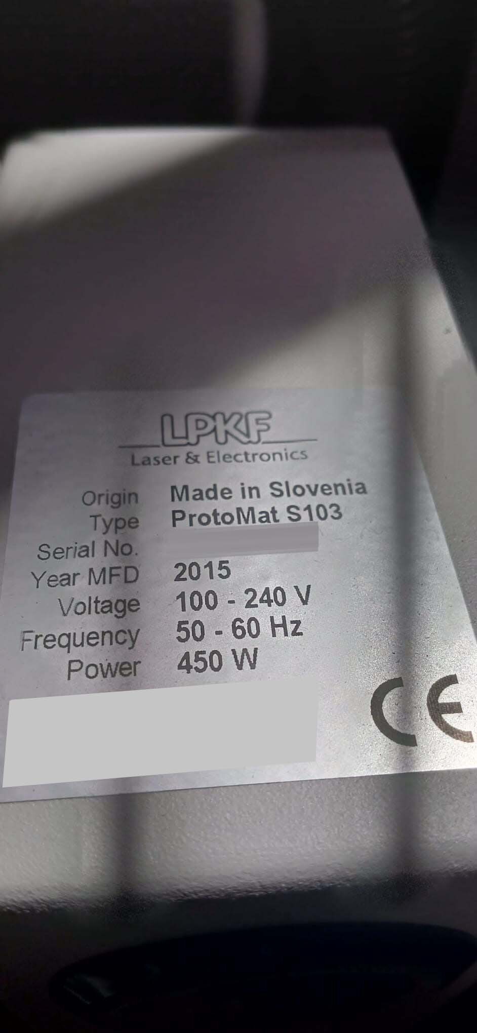 フォト（写真） 使用される LPKF ProtoMat S103 販売のために