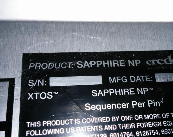 사진 사용됨 LTX-CREDENCE Sapphire 판매용