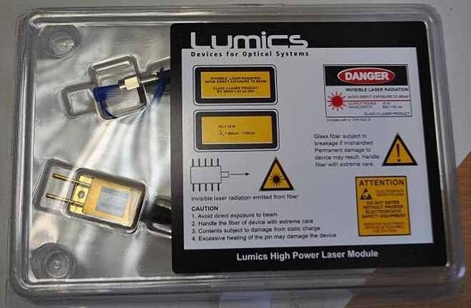 Photo Used LUMICS Lot of modules For Sale