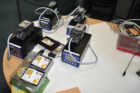 Photo Used LUMICS Lot of modules For Sale