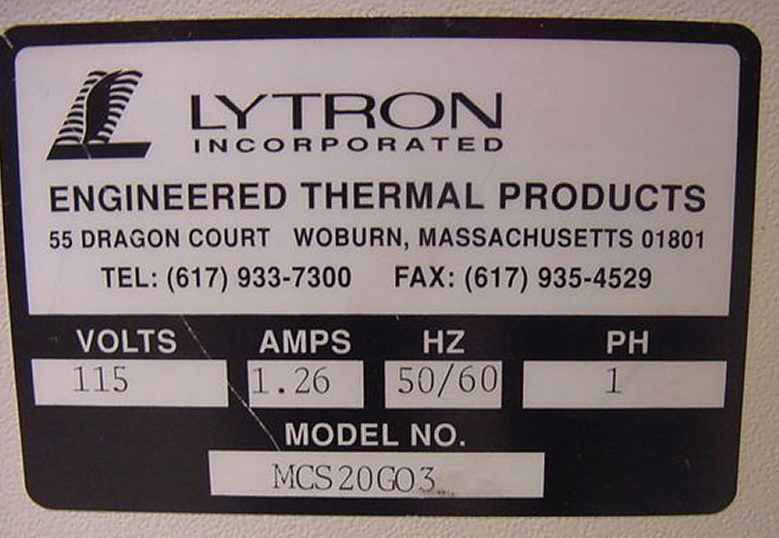 图为 已使用的 LYTRON MCS 50G03 待售