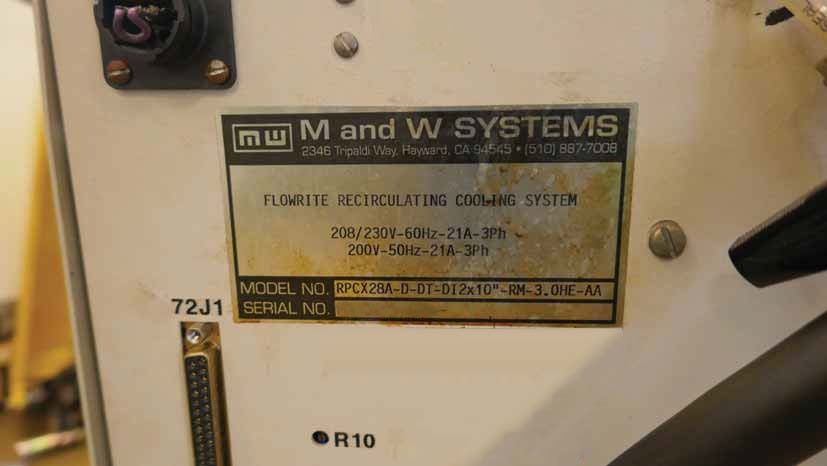 图为 已使用的 M AND W SYSTEMS RPCX28A-D-DT-DI2x10"-RM-3.0HE-AA 待售