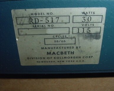 MACBETH RD-517 #142297