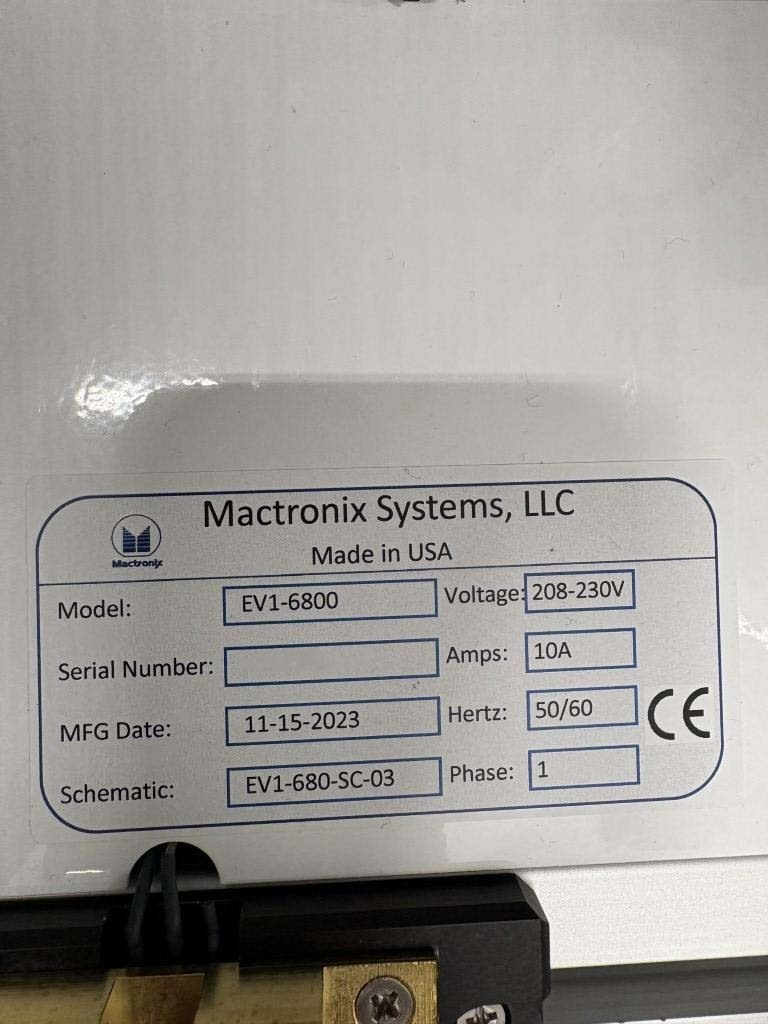 Foto Verwendet MACTRONIX EV1-6800 Zum Verkauf