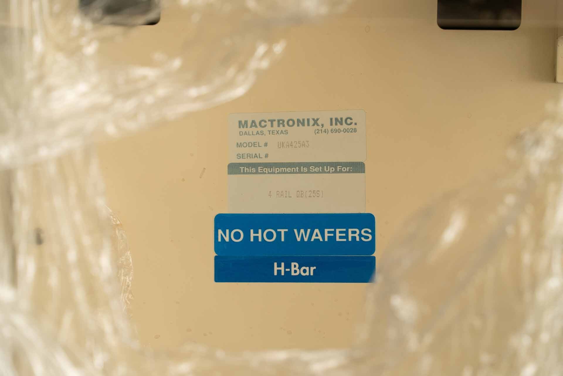 Photo Used MACTRONIX HZN 425P5 For Sale