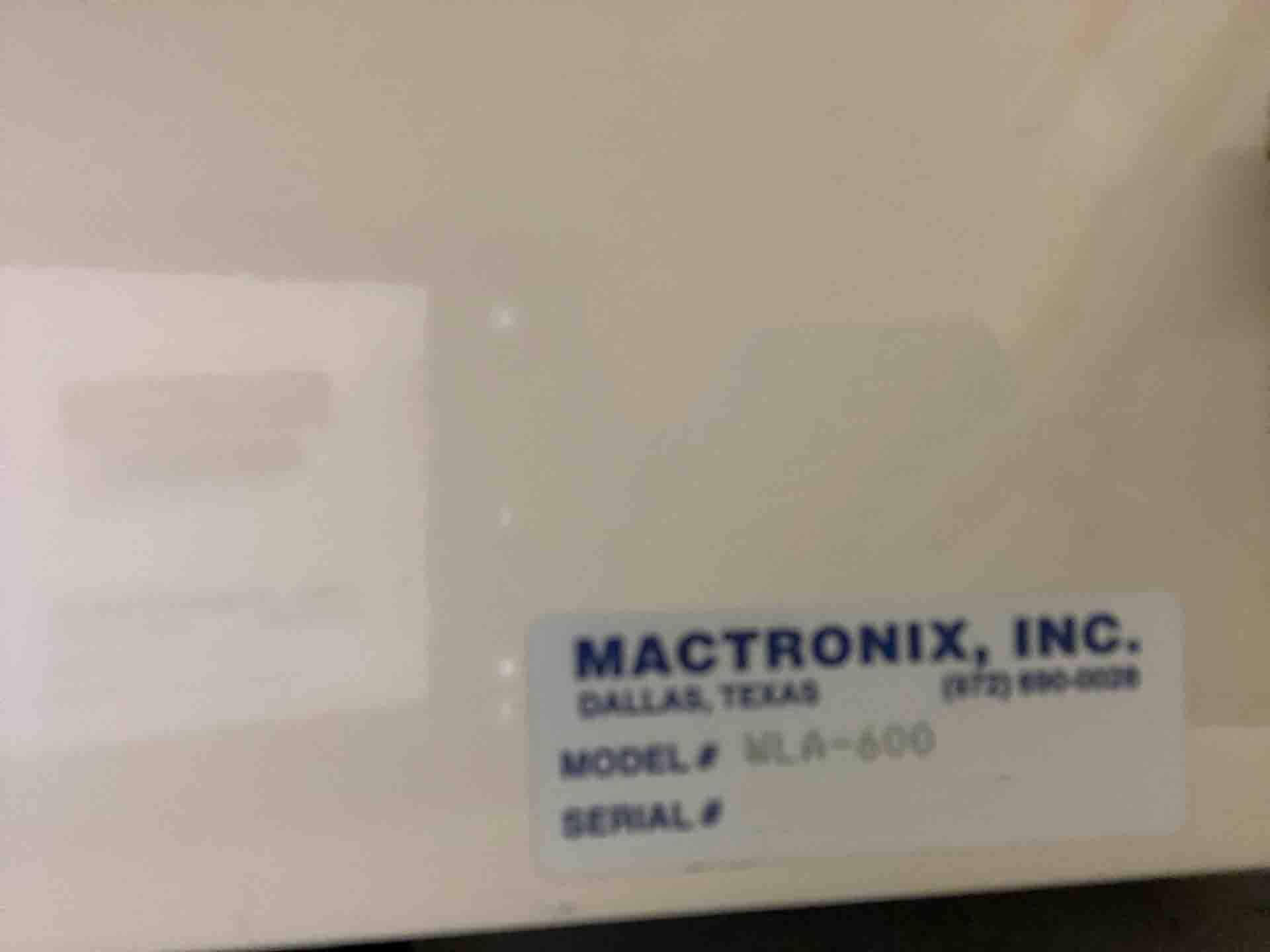 Photo Used MACTRONIX WLA-600 For Sale