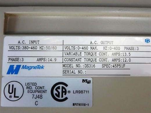 사진 사용됨 MAGNETEK GPD 503 판매용