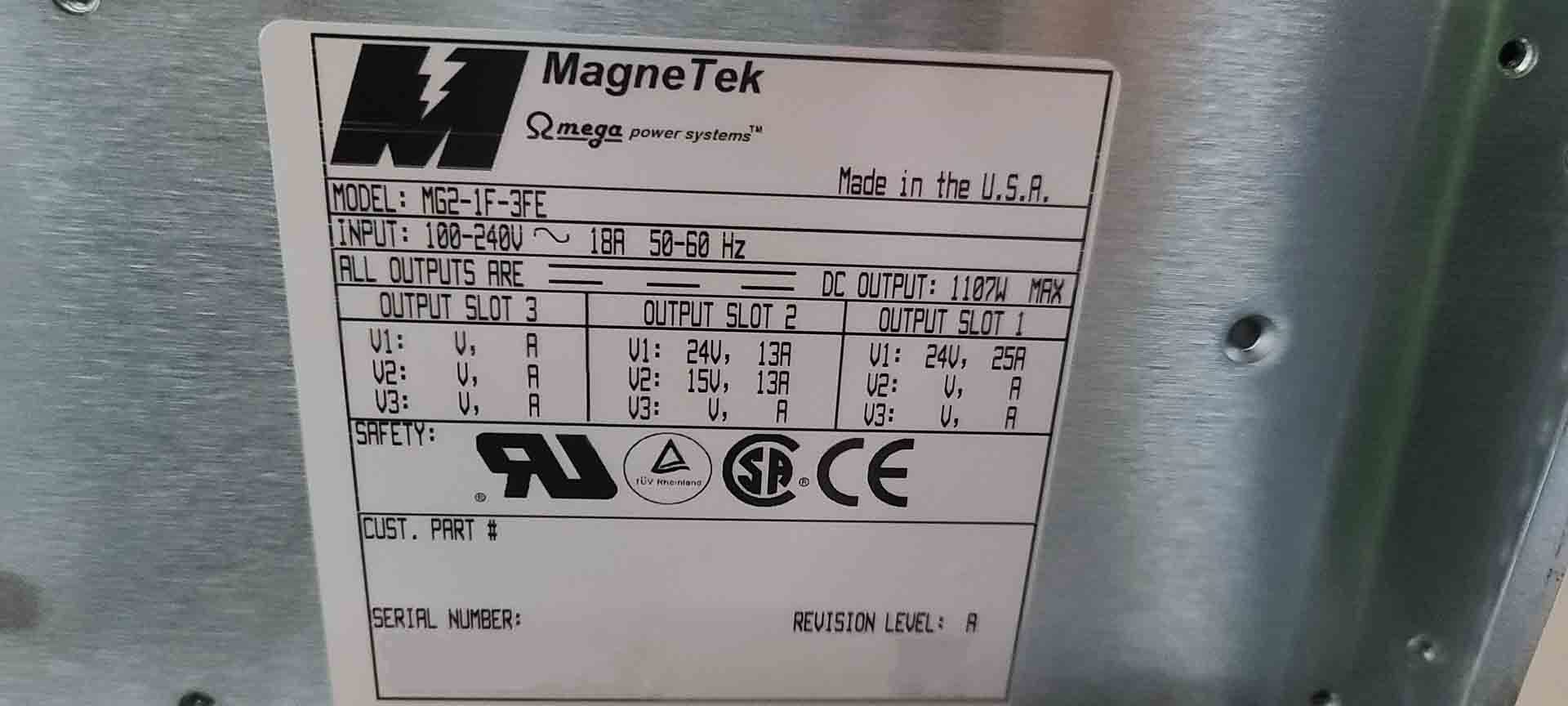 Photo Used MAGNETEK MG2-1F-3FE For Sale