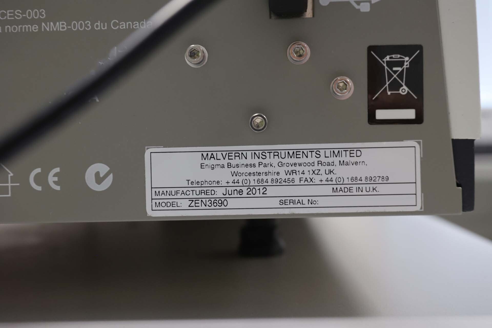 MALVERN ZetaSizer Nano ZS90 Spectrometer used for sale price