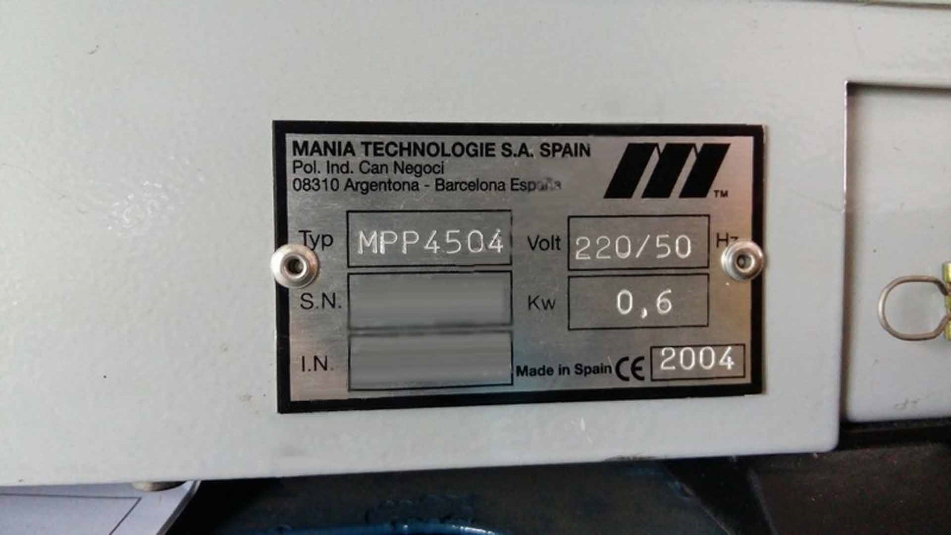图为 已使用的 MANIA MPP 4504 待售