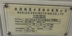 Photo Used MANJER ENGINEERING BAT-2000-33 For Sale