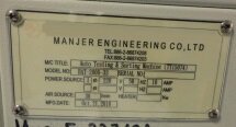 圖為 已使用的 MANJER ENGINEERING BAT-2000-33 待售