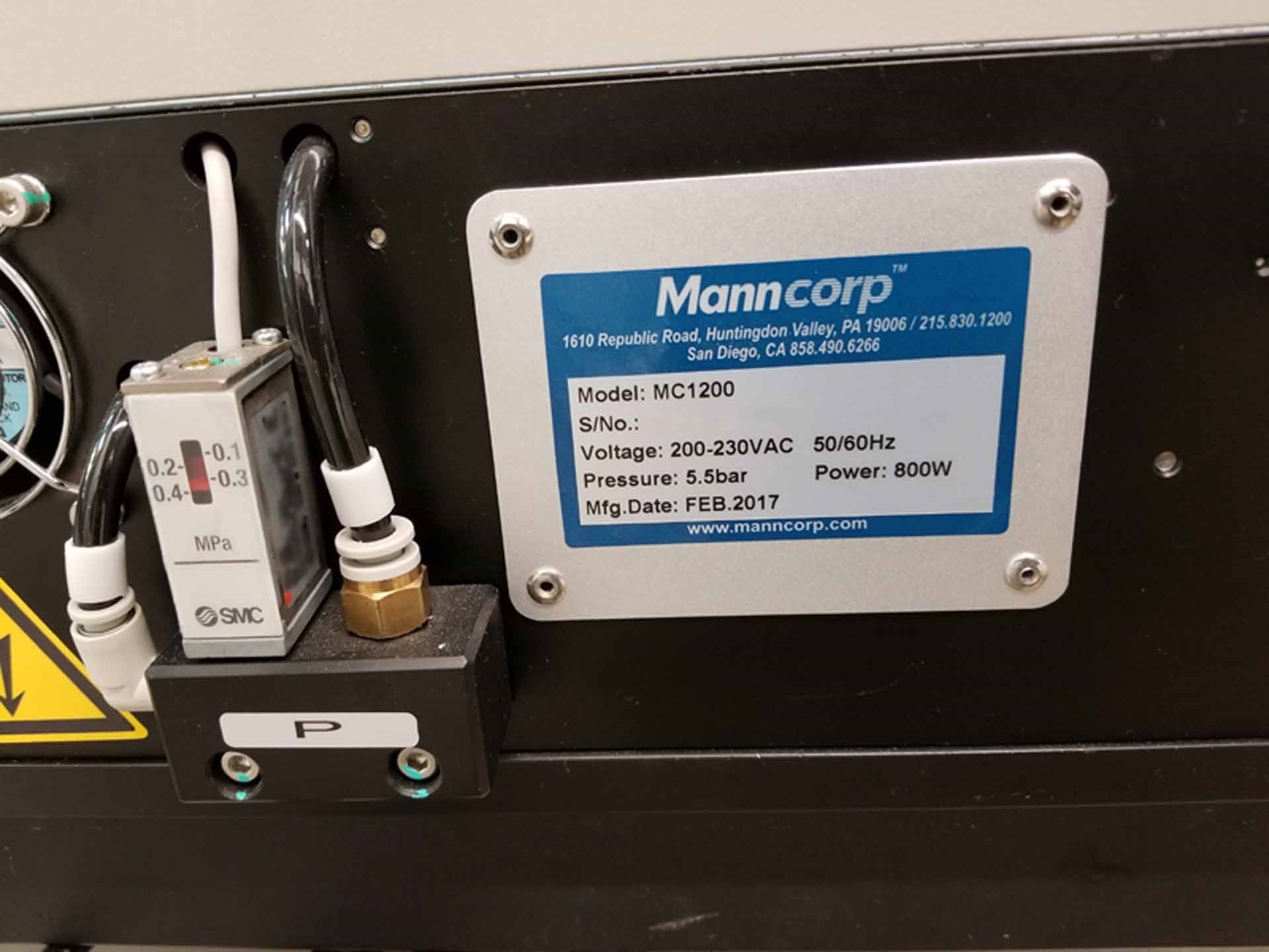 Photo Used MANNCORP MC-1200 For Sale