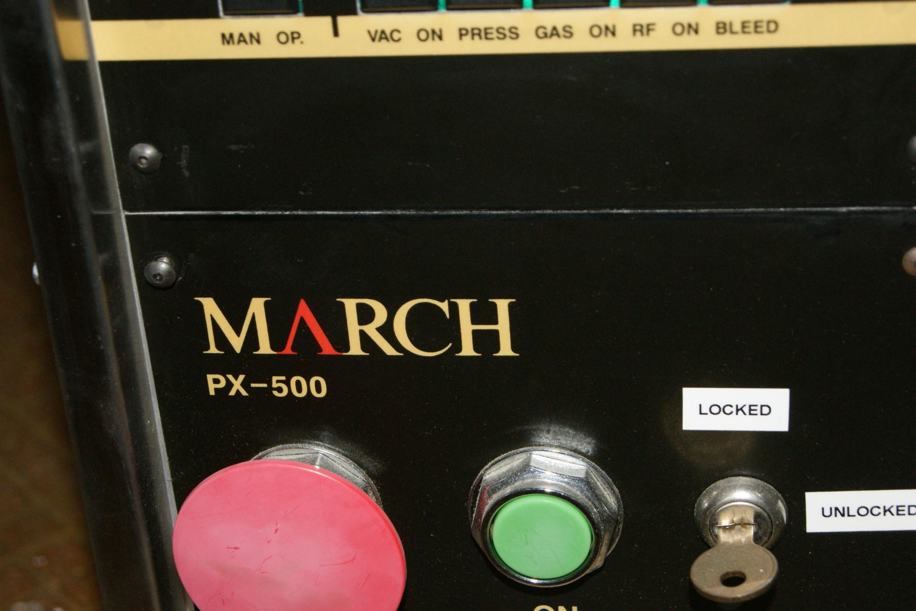 Photo Used MARCH PX-500 For Sale