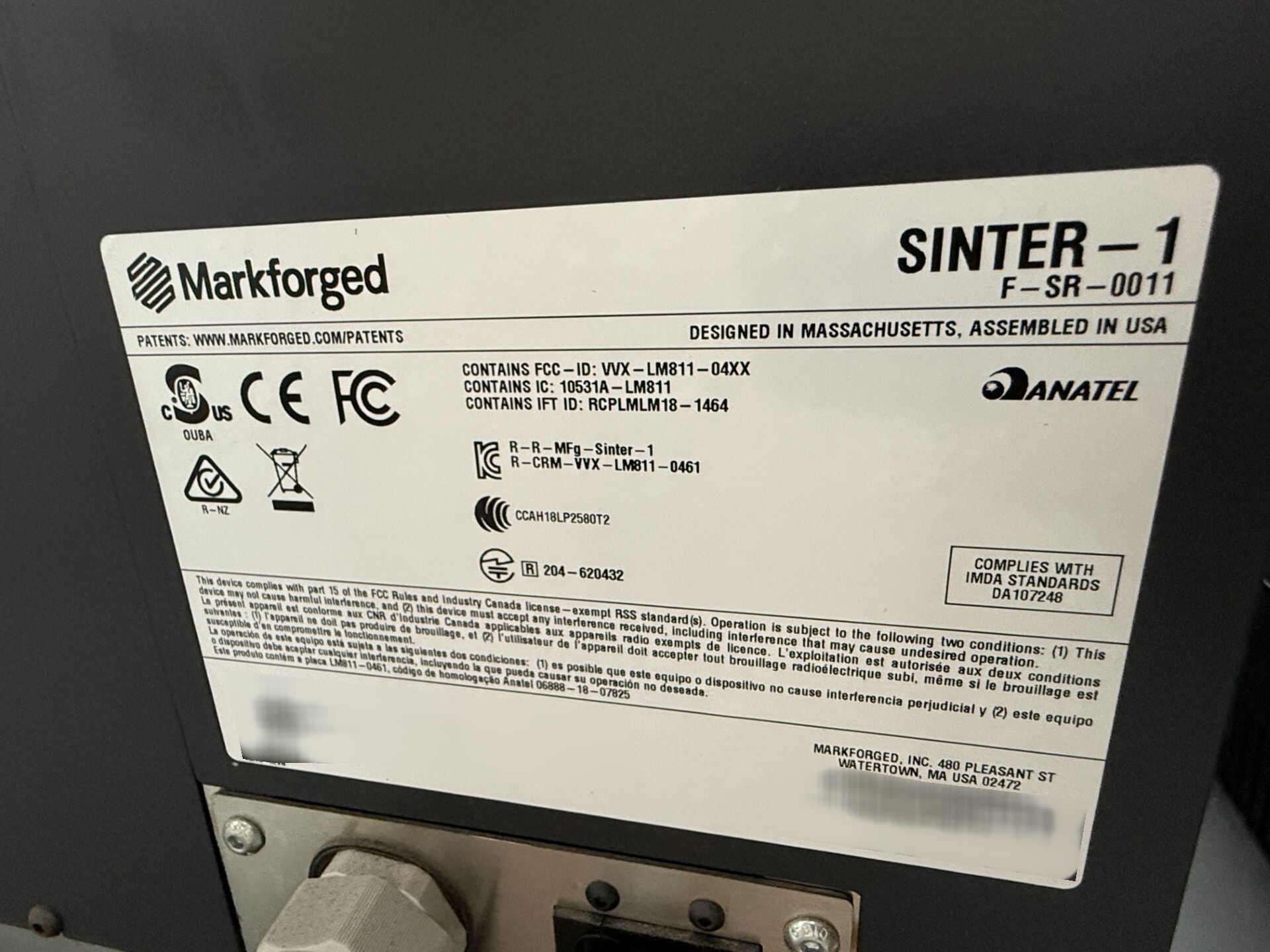 フォト（写真） 使用される MARKFORGED Wash 1 販売のために