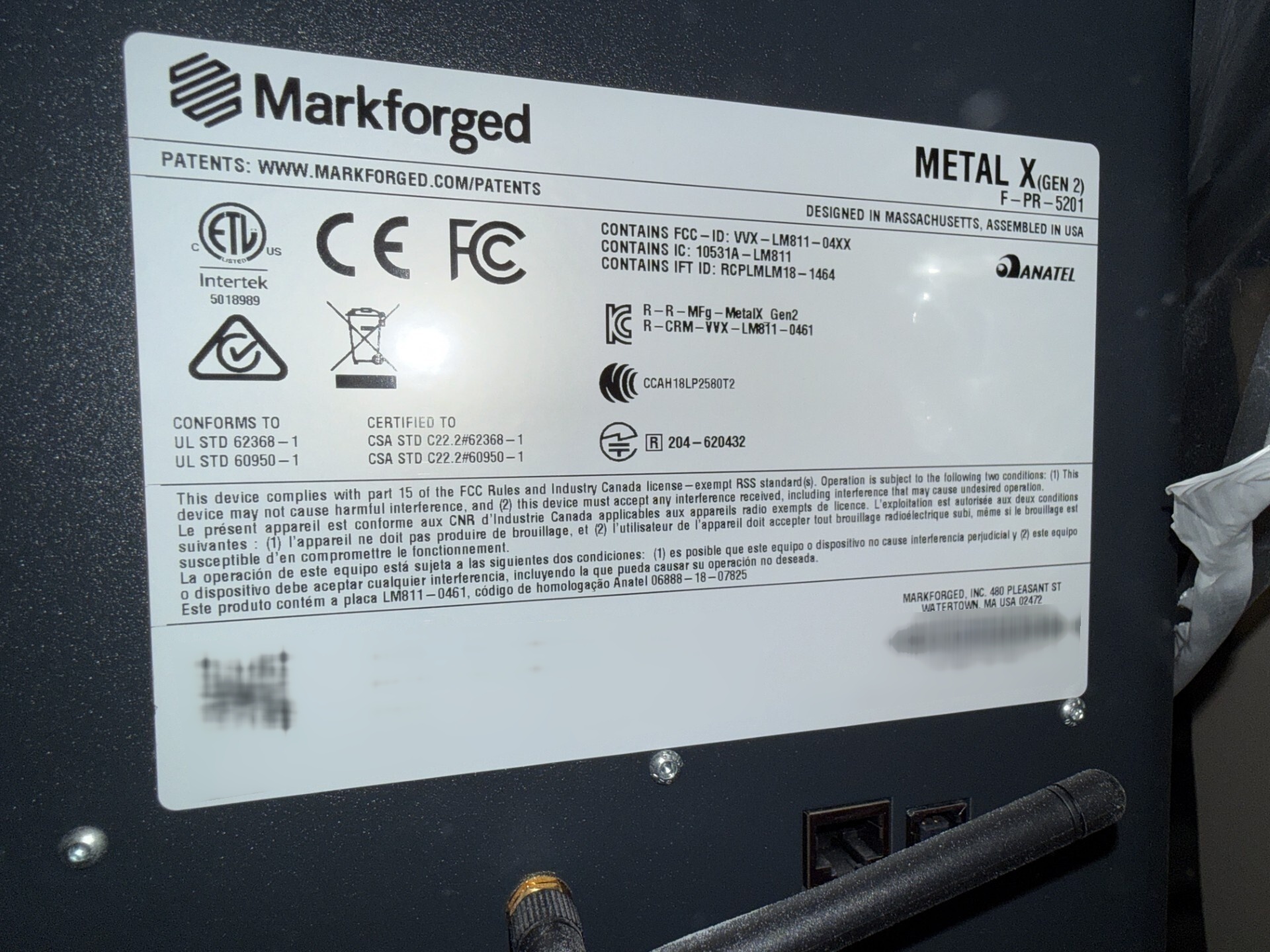 フォト（写真） 使用される MARKFORGED Wash 1 販売のために