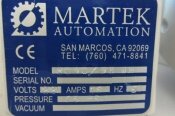 圖為 已使用的 MARTEK AUTOMATION 8090/98 WH 待售