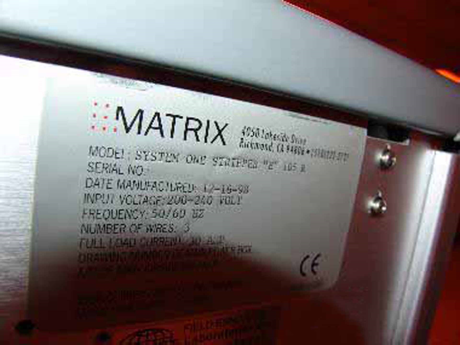 Photo Used MATRIX 105 For Sale
