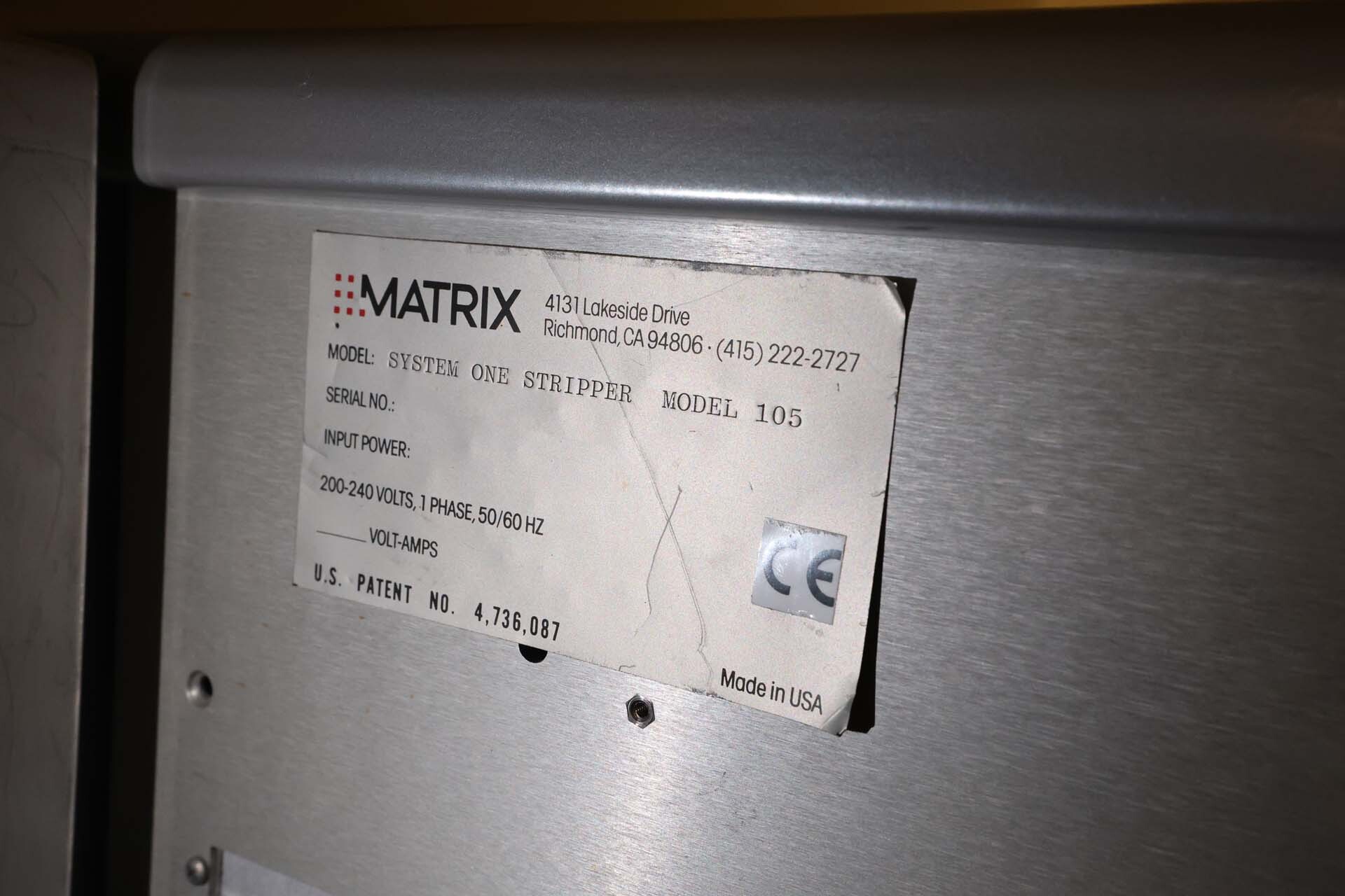Foto Verwendet MATRIX System One 105 Zum Verkauf