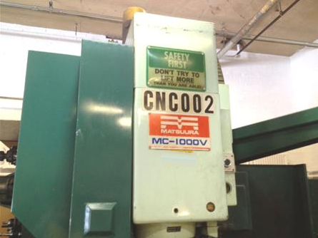 Photo Used MATSUURA MC-1000V5 For Sale