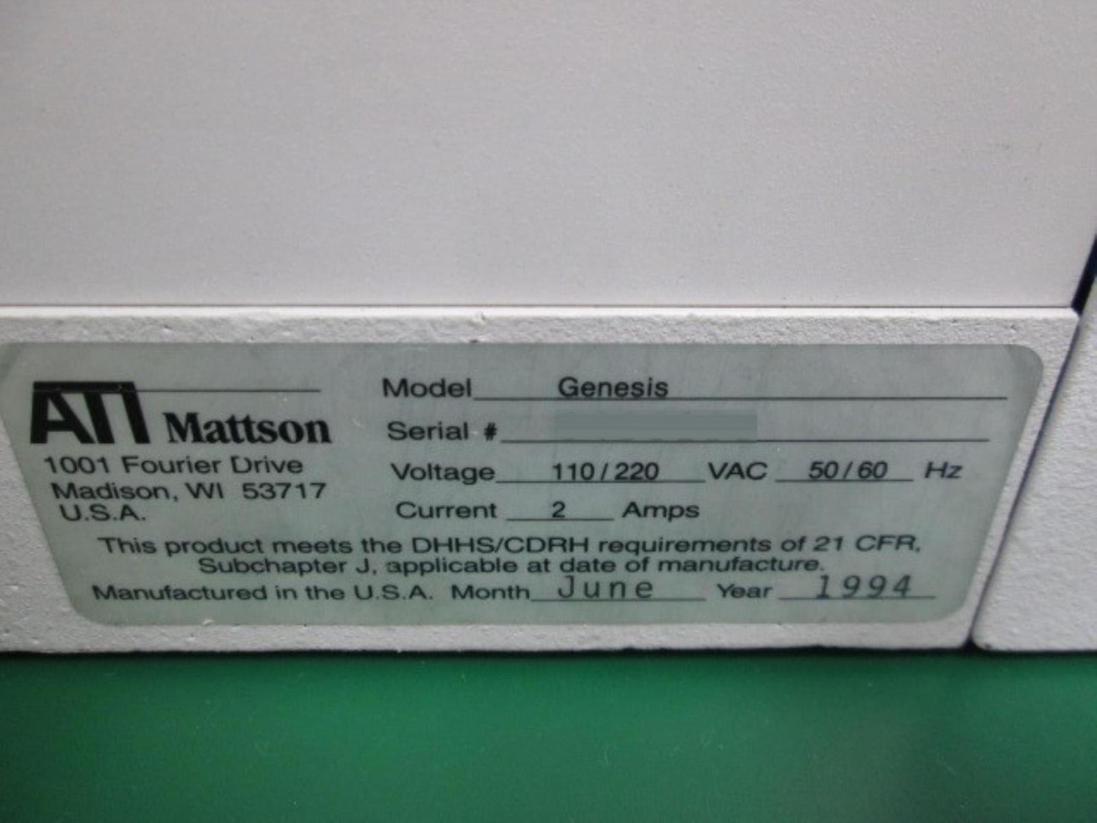 圖為 已使用的 MATTSON ATI Genesis 待售