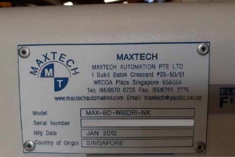 Photo Used MAXTECH MAX-BD-WSIDRI-NK For Sale