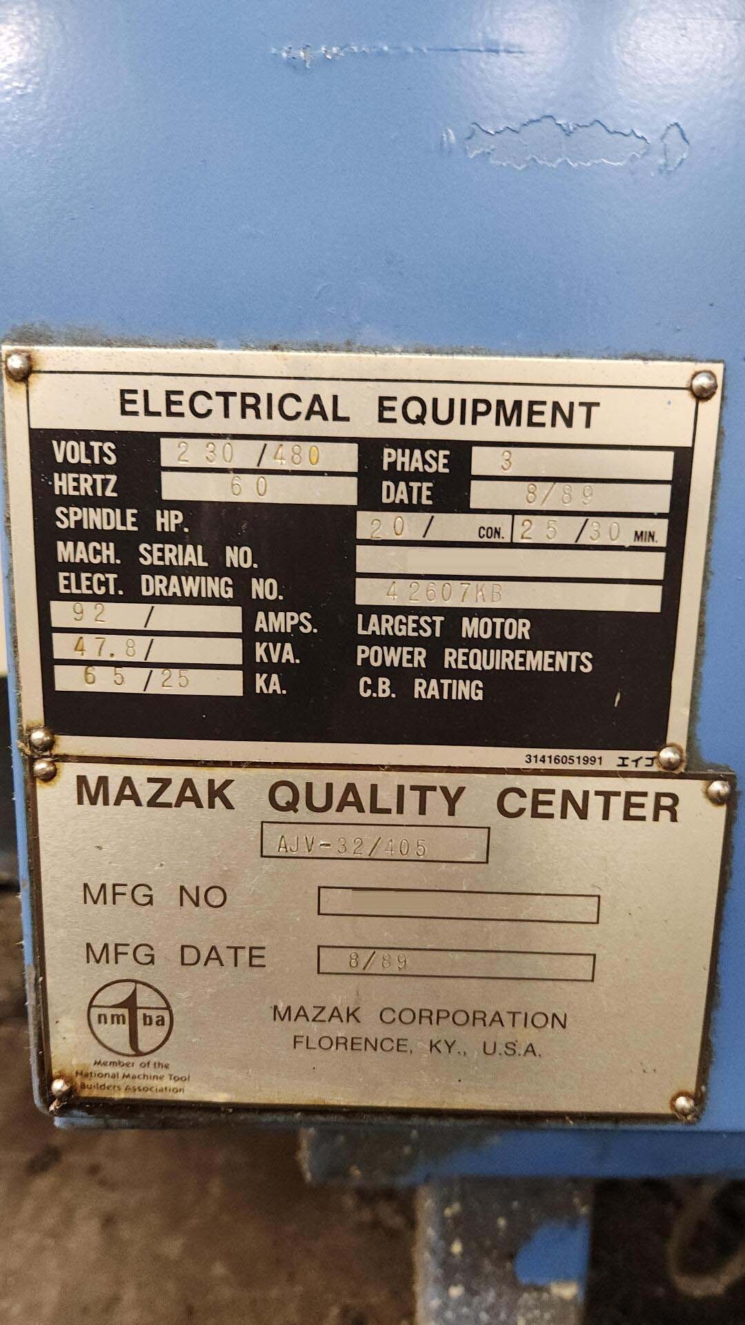 Foto Verwendet MAZAK AJV 32/405 Zum Verkauf