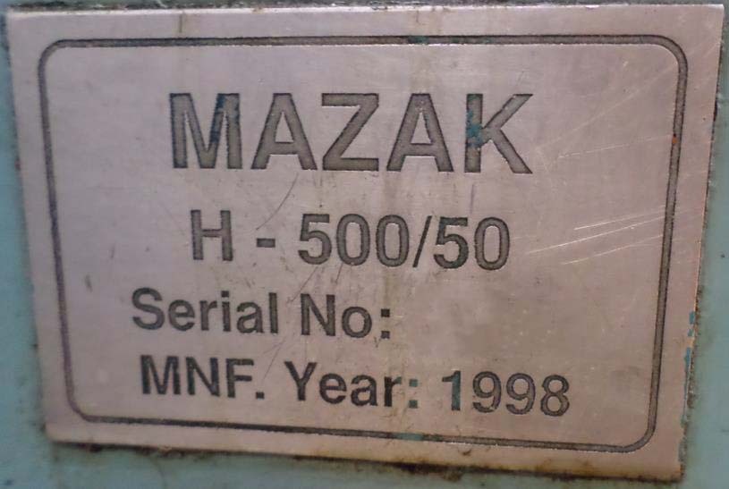 图为 已使用的 MAZAK H-500/50 待售