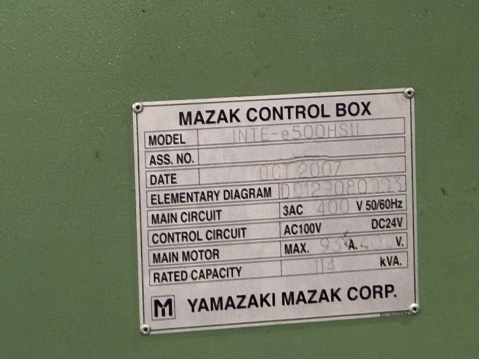 圖為 已使用的 MAZAK Integrex 500 HS 待售