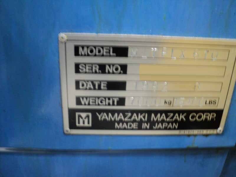 Photo Used MAZAK Multiplex 610 For Sale