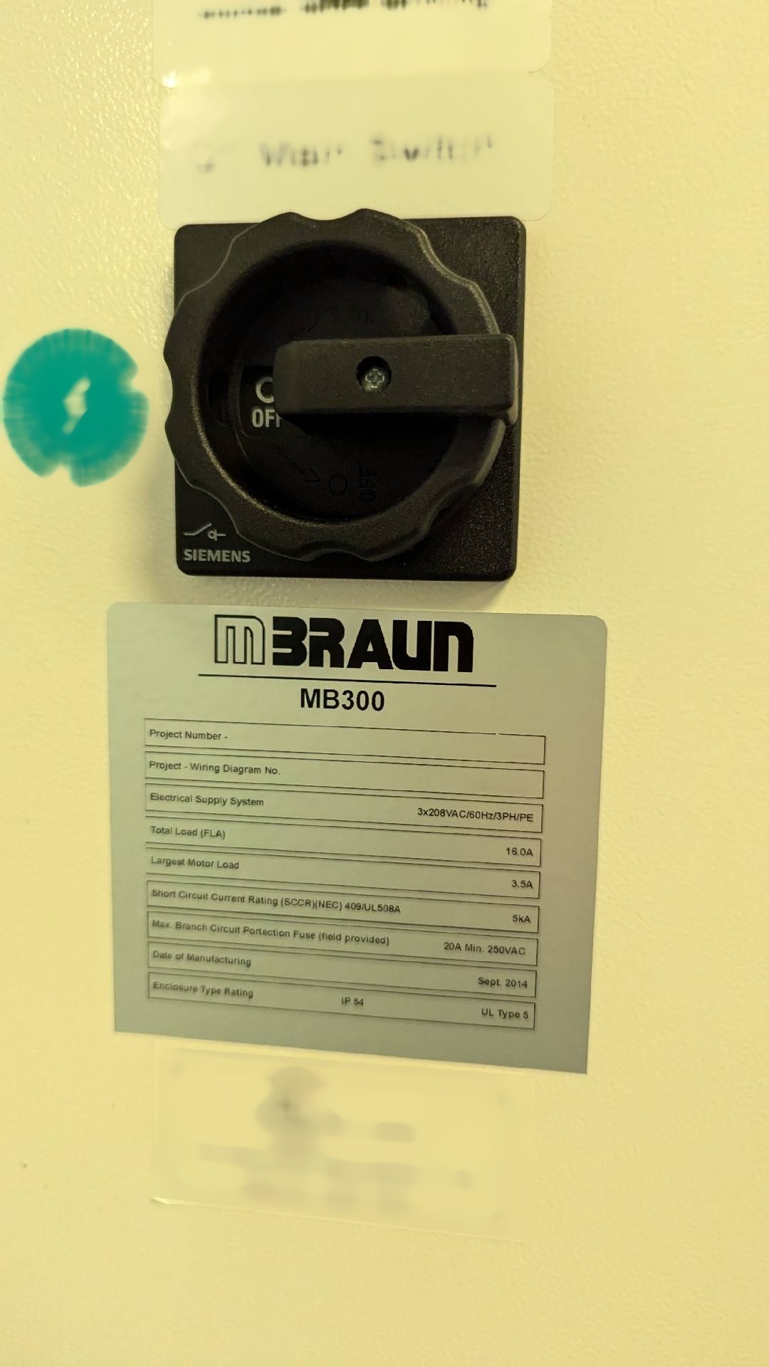 フォト（写真） 使用される MBRAUN MB 300 販売のために