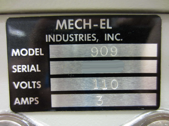 Photo Used MECH-EL 909 For Sale