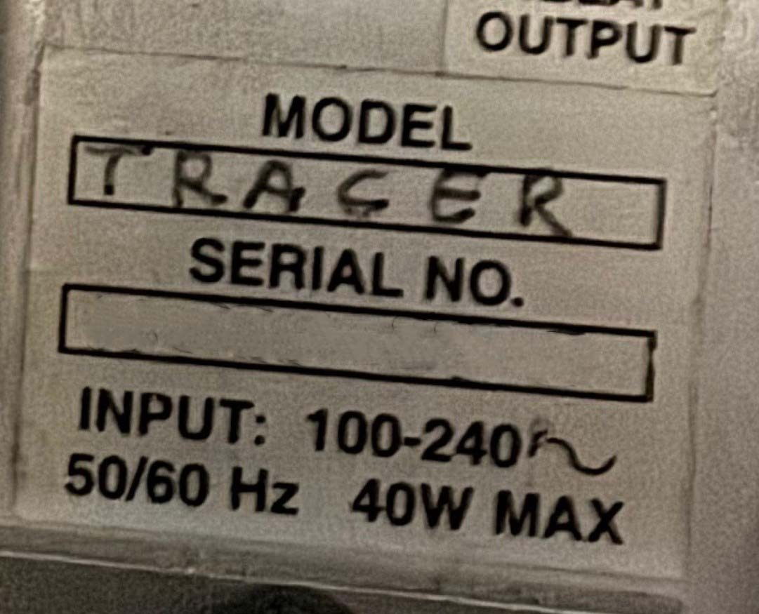 Photo Used MEECO Tracer For Sale