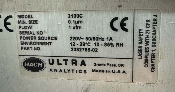 Photo Utilisé MET ONE 2100C À vendre