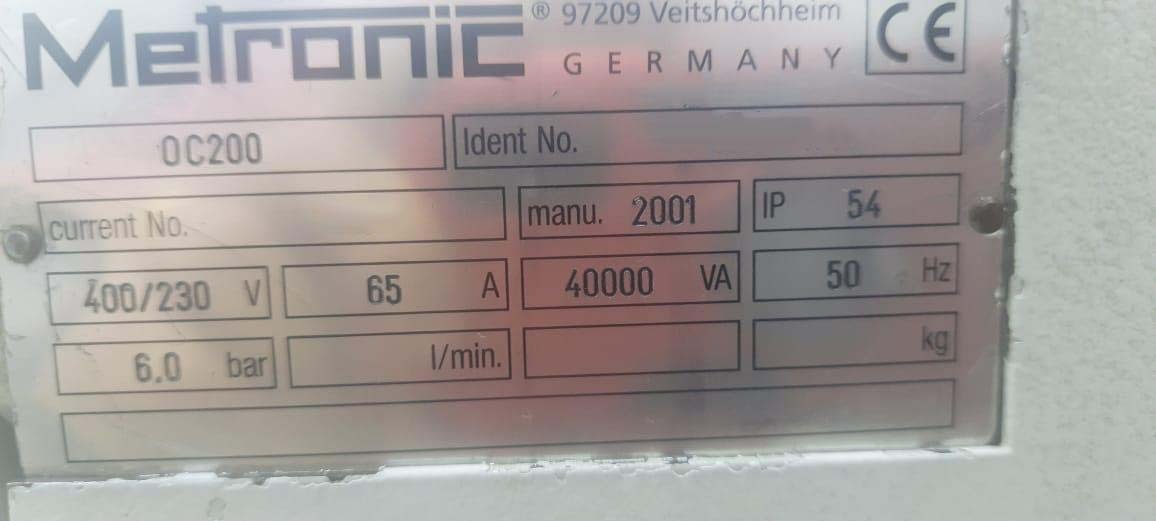 사진 사용됨 METRONIC OC200 판매용