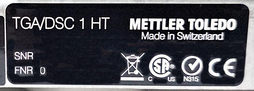 Foto Verwendet METTLER TOLEDO TGA/DSC 1 HT Zum Verkauf