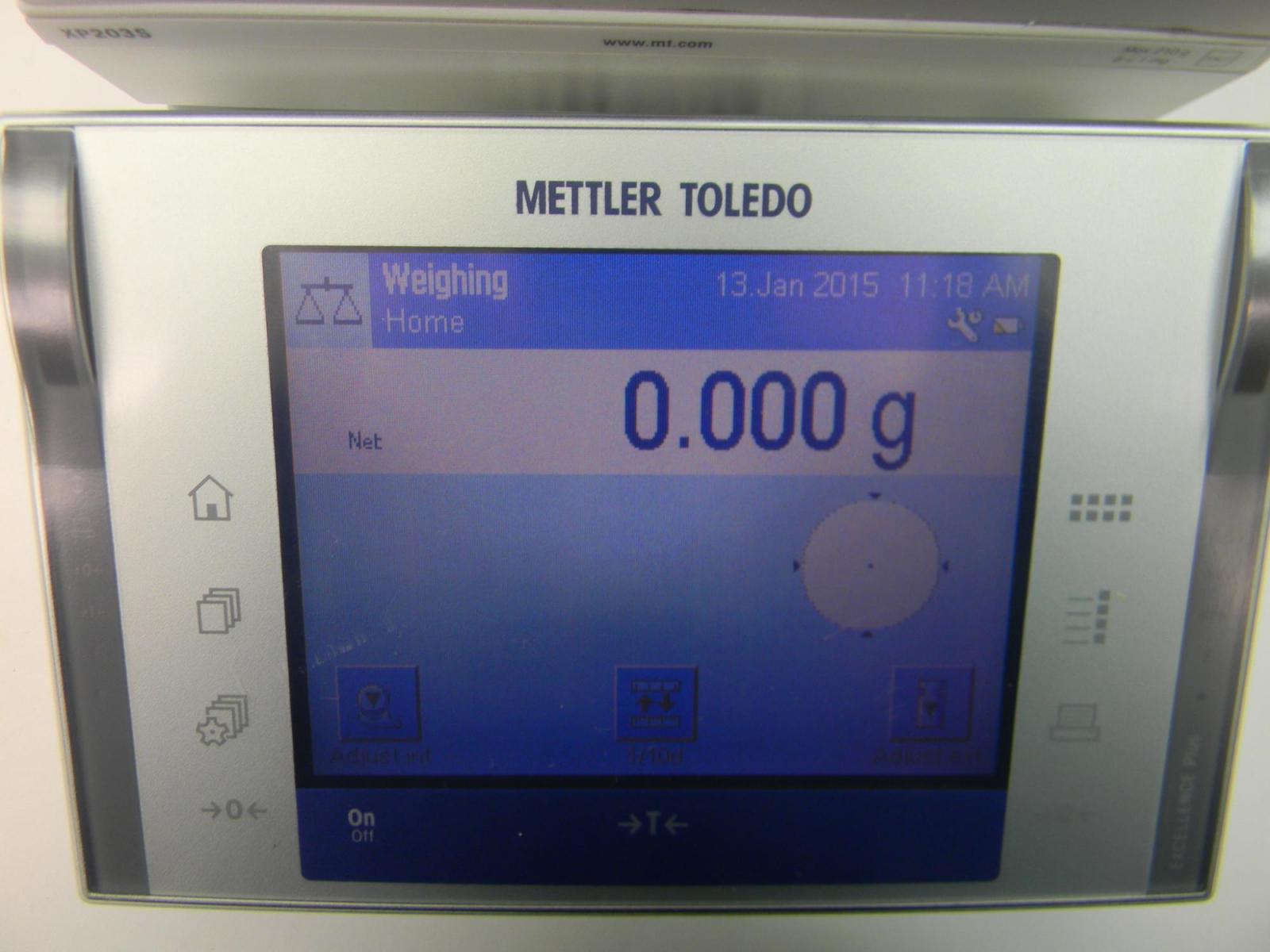 Photo Used METTLER TOLEDO XP 203S For Sale