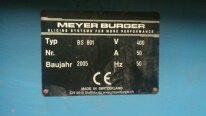 フォト（写真） 使用される MEYER BURGER BS 801 販売のために