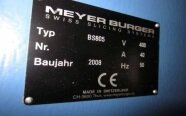 Photo Used MEYER BURGER BS 805 For Sale