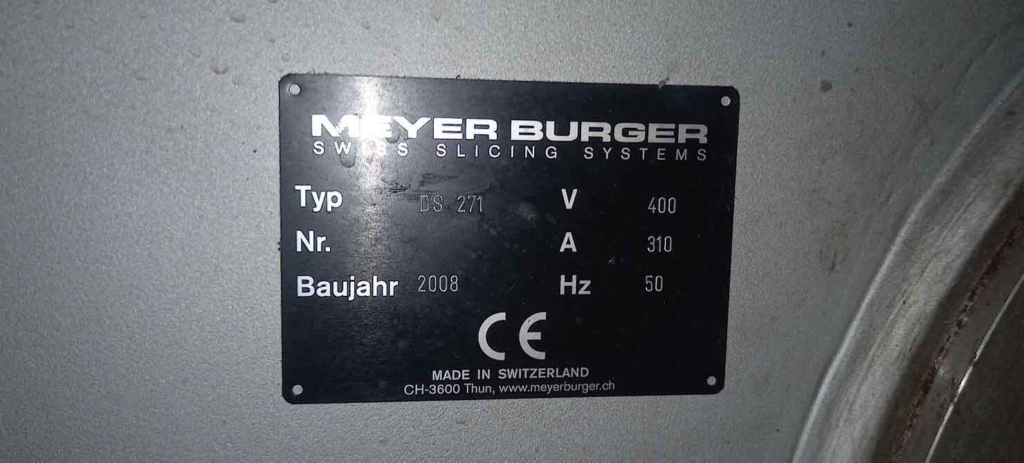 Photo Used MEYER BURGER DS 271 For Sale