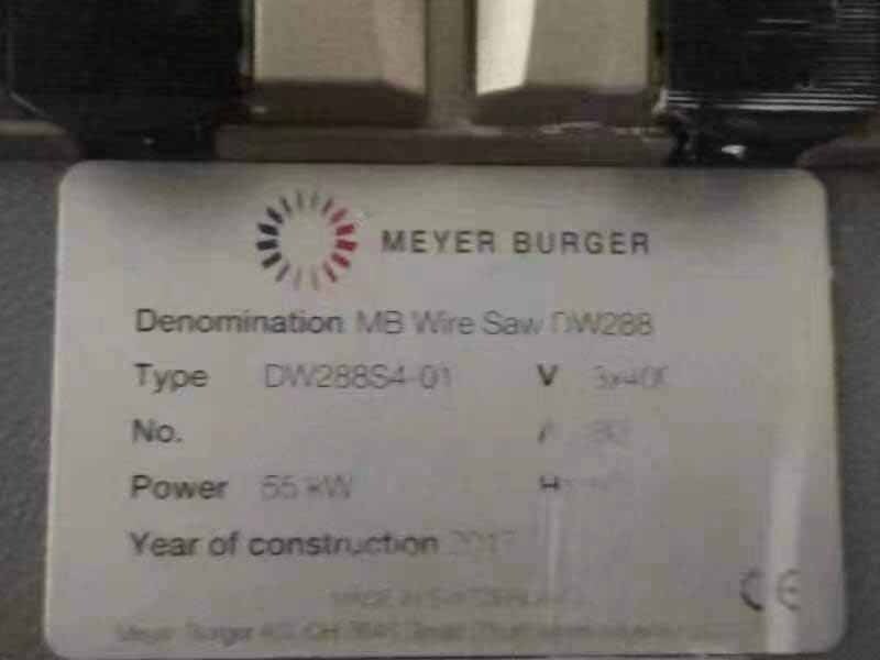 사진 사용됨 MEYER BURGER DW 288 S4-01 판매용