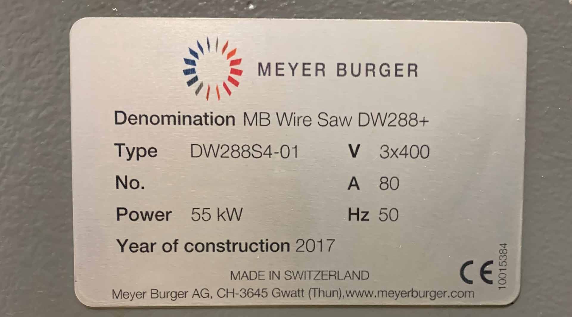 圖為 已使用的 MEYER BURGER DW 288 S4 待售