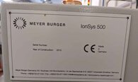 图为 已使用的 MEYER BURGER IonSys 500 待售
