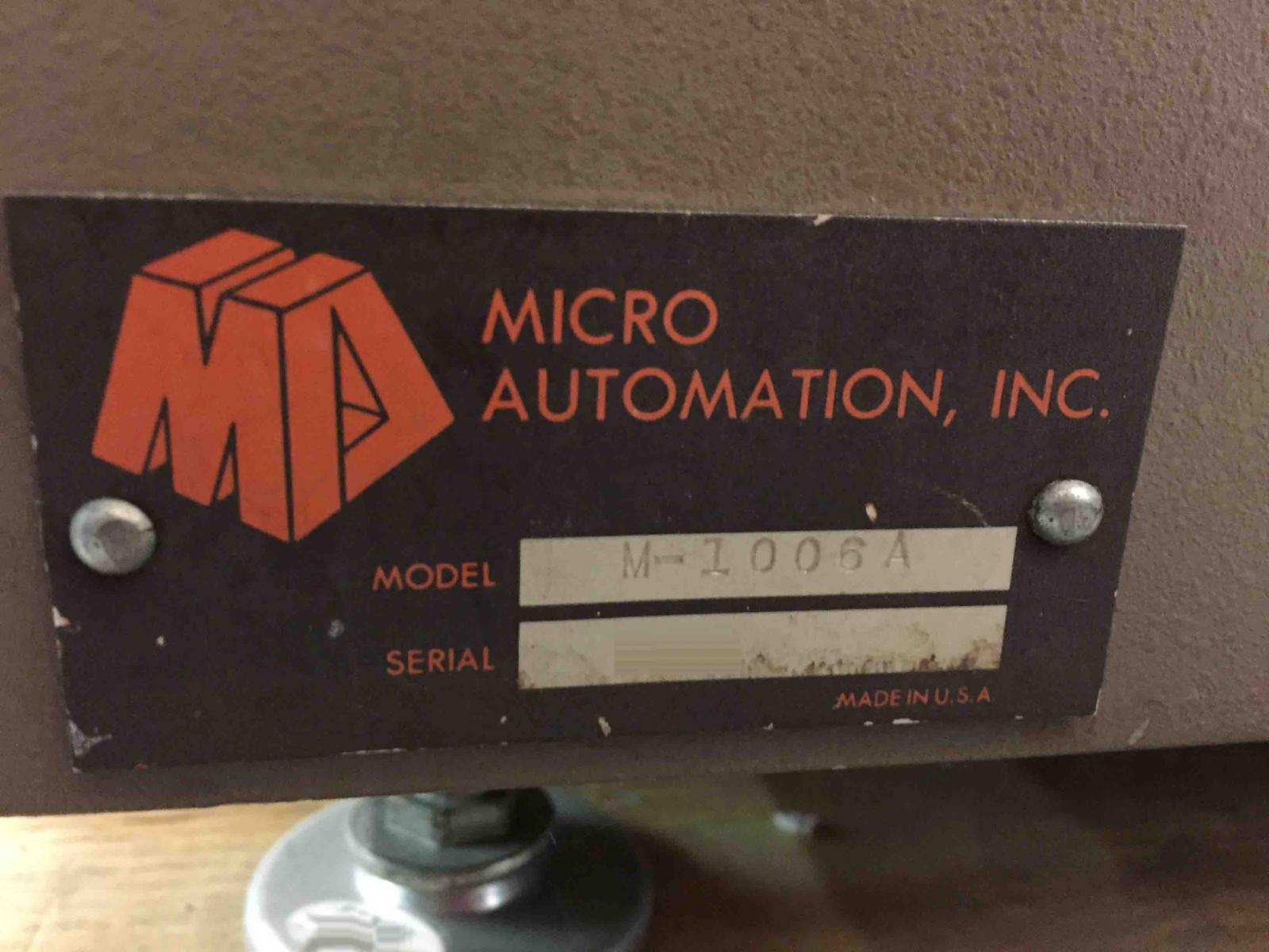 Foto Verwendet MICRO AUTOMATION M1006A Zum Verkauf