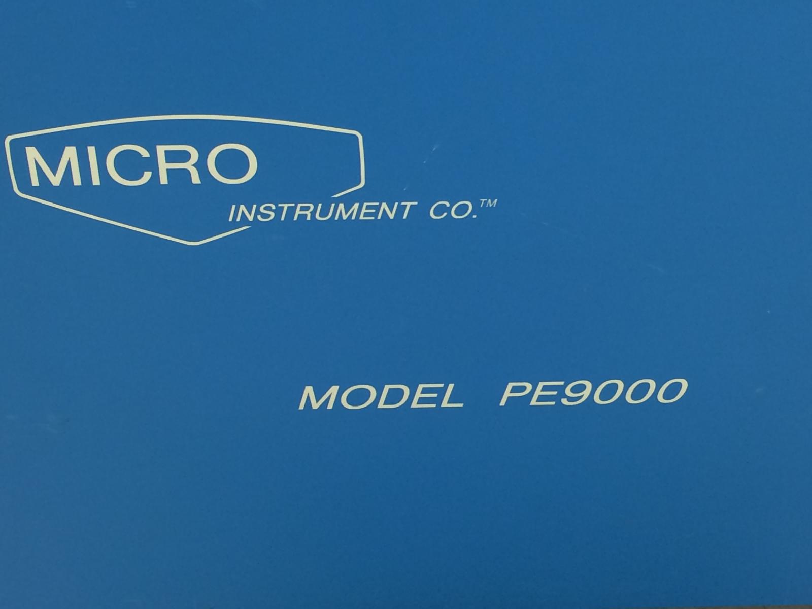 圖為 已使用的 MICRO INSTRUMENT PE 9000 待售