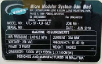 MICRO MODULAR SYSTEM / MMS AFL-SF-A-A-MLT #9352303