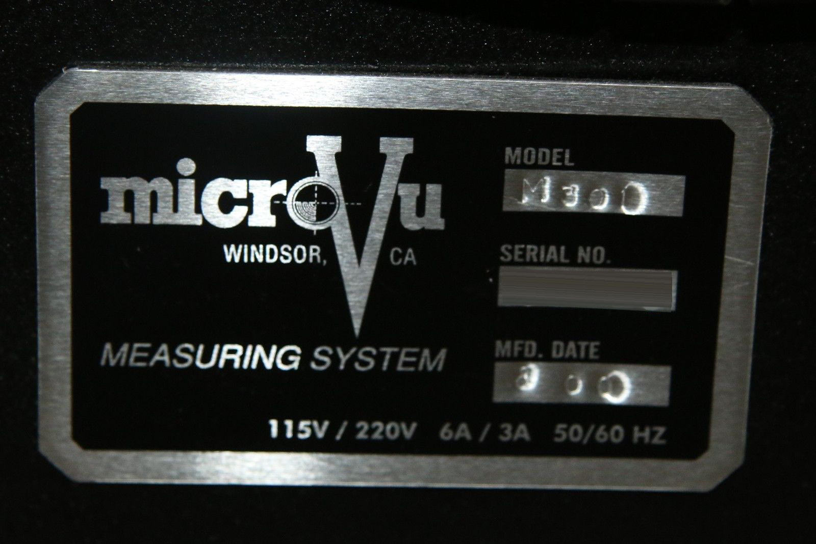 Photo Used MICRO VU M301 For Sale
