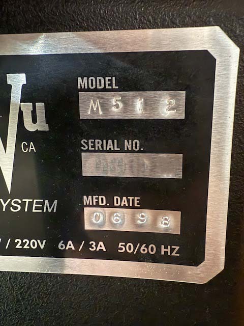 Photo Used MICRO VU M512 For Sale